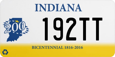 IN license plate 192TT