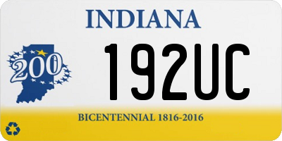 IN license plate 192UC