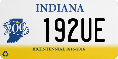 IN license plate 192UE