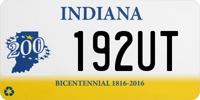 IN license plate 192UT