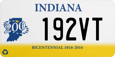 IN license plate 192VT