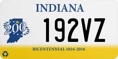 IN license plate 192VZ