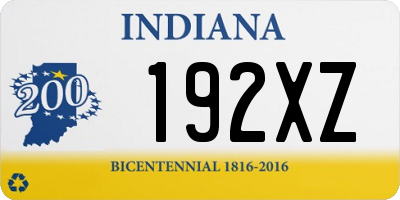 IN license plate 192XZ