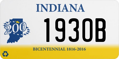 IN license plate 193OB