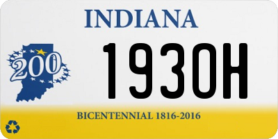 IN license plate 193OH