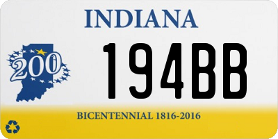 IN license plate 194BB
