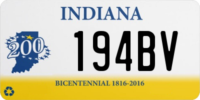 IN license plate 194BV