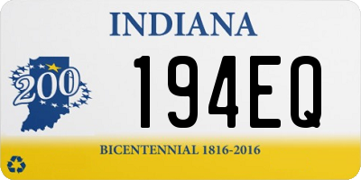 IN license plate 194EQ