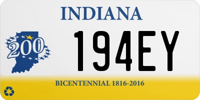 IN license plate 194EY