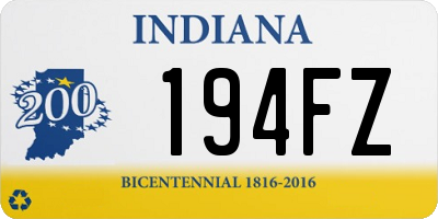 IN license plate 194FZ