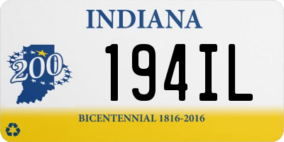 IN license plate 194IL