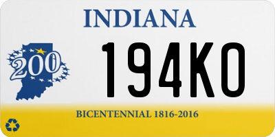 IN license plate 194KO