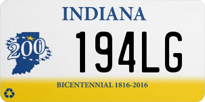 IN license plate 194LG
