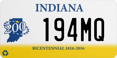 IN license plate 194MQ