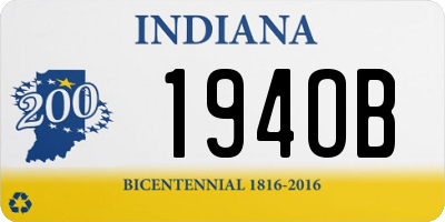 IN license plate 194OB