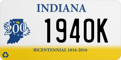 IN license plate 194OK