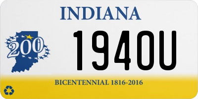 IN license plate 194OU