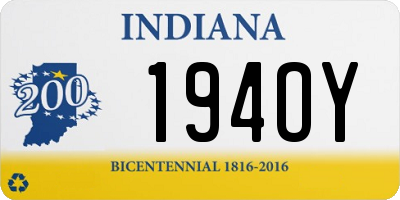 IN license plate 194OY