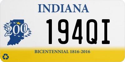 IN license plate 194QI