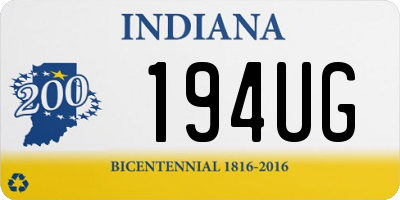 IN license plate 194UG