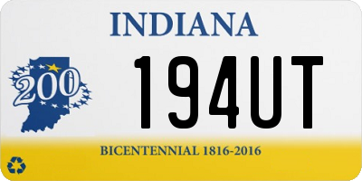 IN license plate 194UT