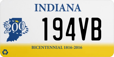 IN license plate 194VB