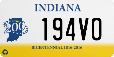 IN license plate 194VO