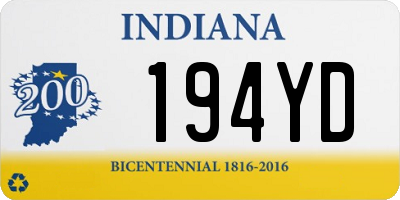 IN license plate 194YD