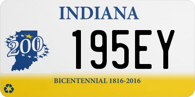 IN license plate 195EY