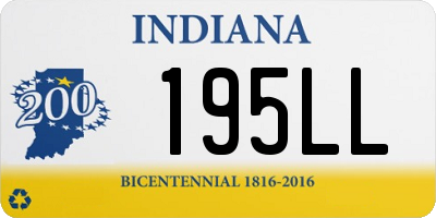 IN license plate 195LL