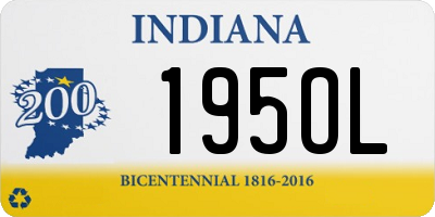 IN license plate 195OL