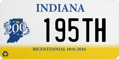 IN license plate 195TH