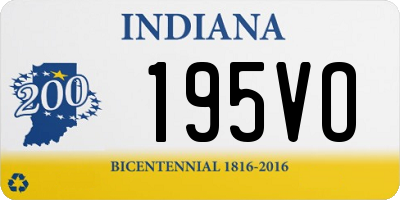 IN license plate 195VO