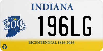 IN license plate 196LG