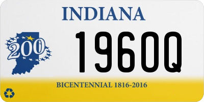 IN license plate 196OQ