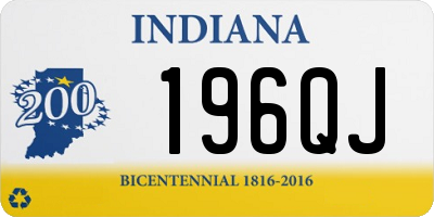 IN license plate 196QJ