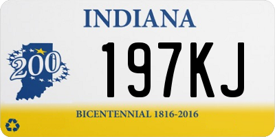 IN license plate 197KJ