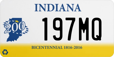 IN license plate 197MQ