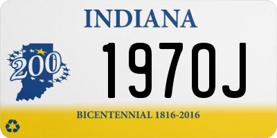 IN license plate 197OJ