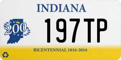 IN license plate 197TP