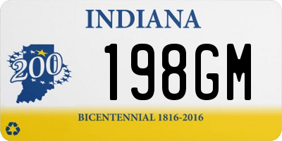 IN license plate 198GM