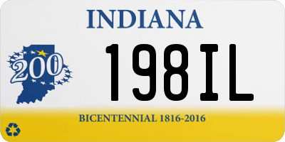 IN license plate 198IL