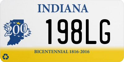 IN license plate 198LG