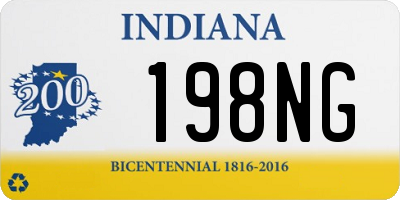 IN license plate 198NG