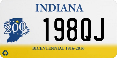 IN license plate 198QJ