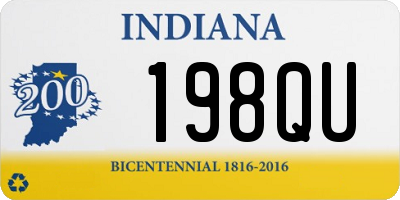 IN license plate 198QU