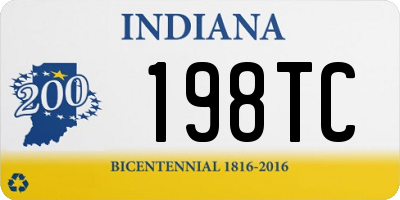 IN license plate 198TC
