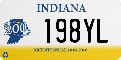IN license plate 198YL