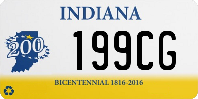 IN license plate 199CG