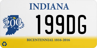 IN license plate 199DG